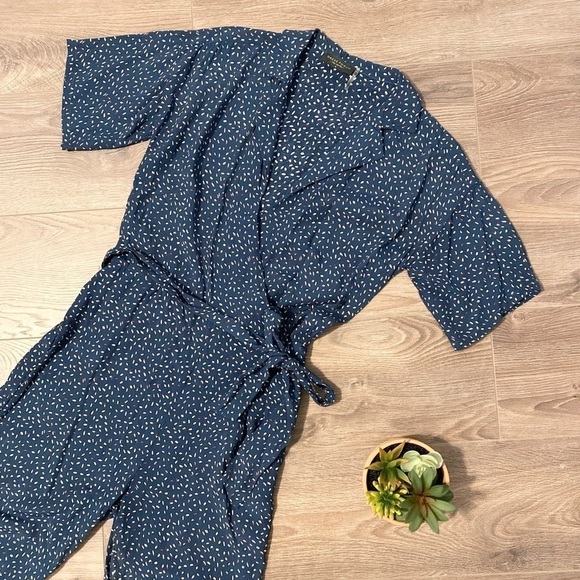 DRESS Forum Cropped Wrap Jumpsuit / Romper - Picture 2 of 6